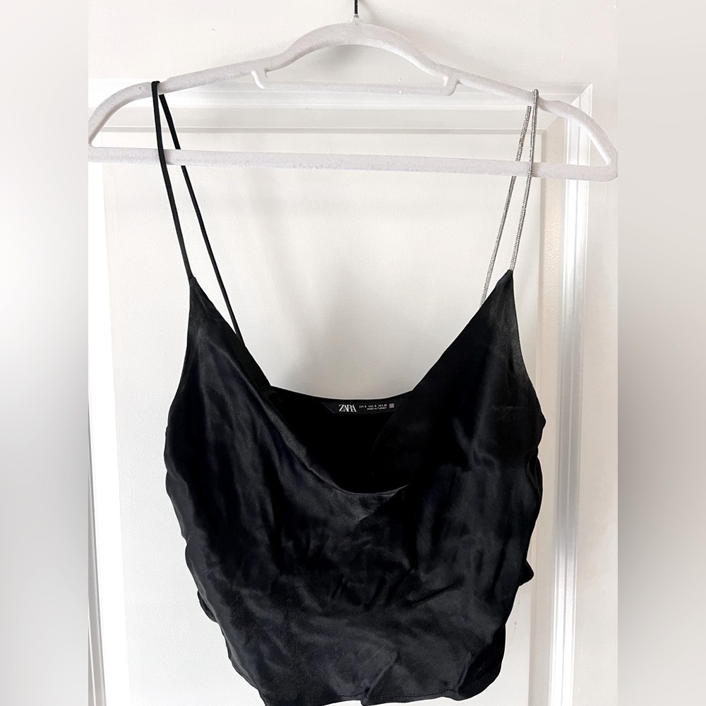 Cowl neck tank top